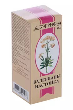 Валерианы настойка, 25 мл