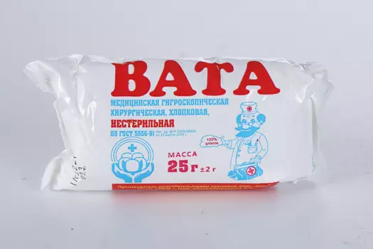 Вата н/с хирург, 25 г, Лейко