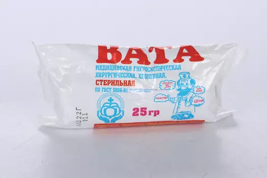 Вата стер хирург, 25 г, Лейко