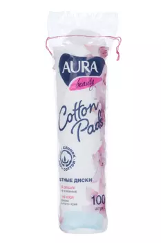 Ватные диски Аура, 100 шт
