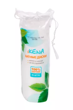 Ватные диски Икена, 80 шт