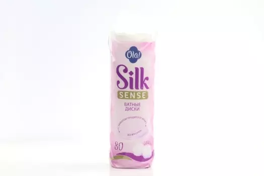 Ватные диски Ола Силк, 80 шт
