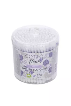 Ватные палочки Cotto Fleur classic, 200 шт, банка