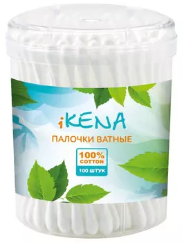 Ватные палочки Икена, 100 шт