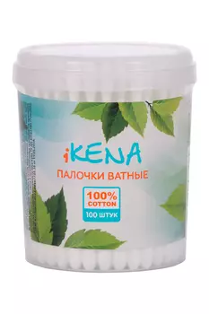 Ватные палочки Икена, 100 шт, банка