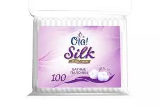 Ватные палочки Ола силк сенс, 100 шт