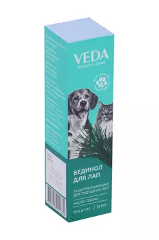 Вединол Защитный бальзам VEDA д/лап с маслом сосны 30 мл