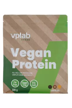 Vegan Protein VPLAB шоколад, 500 г