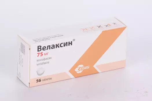 Велаксин 75 мг, 56 шт, таблетки