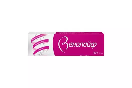 Венолайф, 40 г, гель