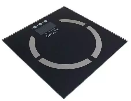 Весы напольные Galaxy GL 4850, электронные, до 180 кг, с анализатором массы, чёрные