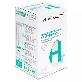 Витабьюти Гиалуроновая кислота + Ресвератрол персик желейный, 15 шт, стик