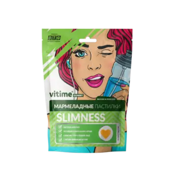 ВиТайм Стройность/Slimness, 5 г, 15 шт, пастилки мармеладные