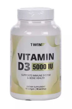 Витамин Д3 5000 МЕ 1WIN, 90 шт, капсулы