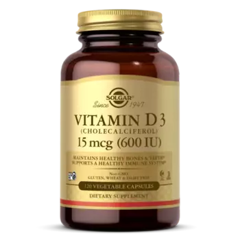 Витамин Д3 600 МЕ, 240 мг, 120 шт, капсулы