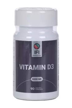 Витамин Д3 IFI 5000 МЕ, 260 мг, 90 шт, капсулы