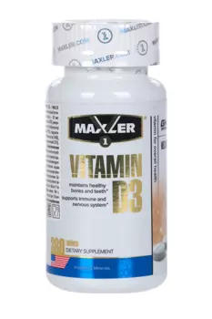 Витамин Д3 MAXLER д/укрепления иммунитета профилактики болезней, 360 шт, таблетки
