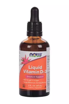 Витамин D3 NOW, 59 мл, капли для детей