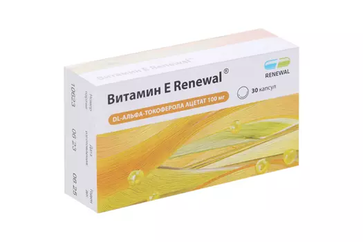 Витамин Е Реневал, 30 шт, капсулы