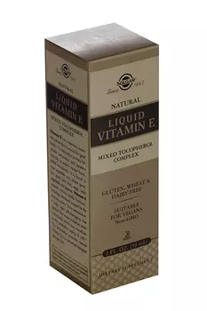 Витамин Е жидкий, 59 мл, Солгар