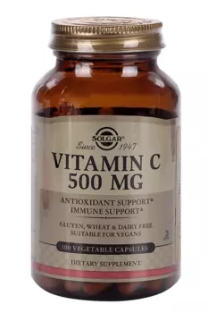 Витамин С 500 мг Солгар, 741 мг, 100 шт, капсулы