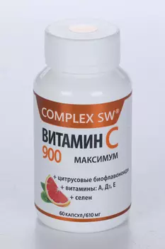 Витамин С 900 Максимум, 610 мг, 60 шт, капсулы