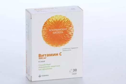 Витамин С 900 мг, 5 г, 30 шт, порошок шипучий пакет-саше