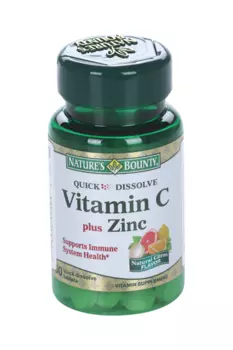 Витамин С+ Цинк Нейчес Баунти, 60 шт, таблетки