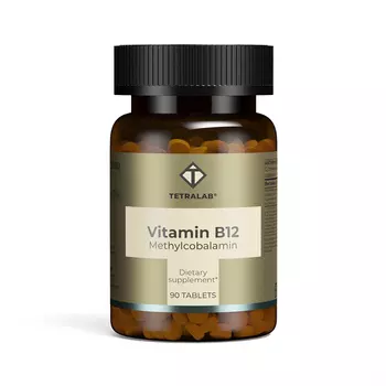 Витамин В12 Метилкобаламин Тетралаб 4.5 мкг, 90 шт, таблетки