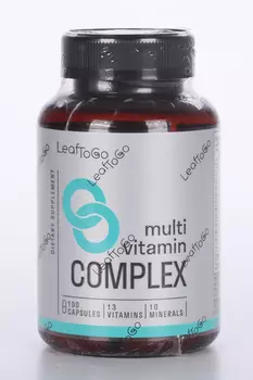 Витаминно-минеральный комплекс 13+10 LeafToGo, 100 шт, капсулы