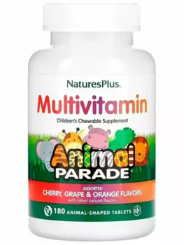 Витаминно-минеральный комплекс Animal Parade Source of Life дет вкус ассорти, 180 шт
