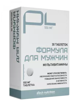 Витаминно-минеральный комплекс Men`s Formula aTech Nutrition, 30 шт, таблетки