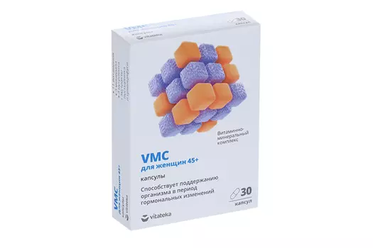 Витаминно-минеральный комплекс VMC д/женщин (45+лет), 0,664 г, 30 шт, капсулы