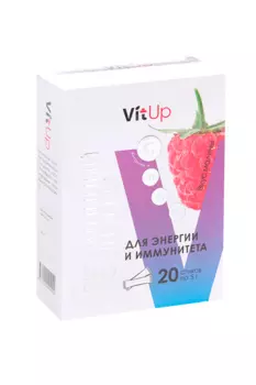 Витаминный комплекс ВитАп для энергии и иммунитета малина, 5 г, 20 шт, стик-пакеты