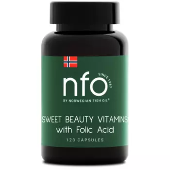 Витамины NFO Свит Бьюти с фолиевой кислотой, 120 шт, капсулы