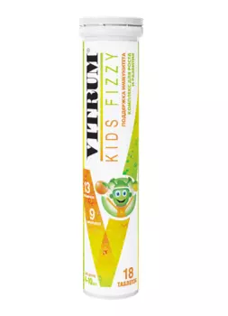 Витрум Кидс, 4,4 г, 18 шт, таблетки шипучие