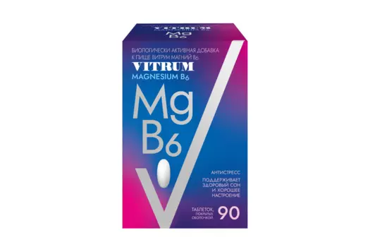 Витрум Магний B6, 90 шт, таблетки