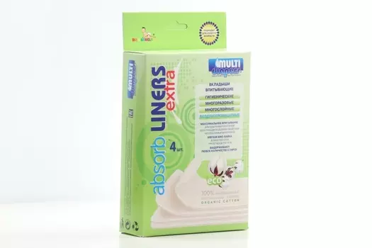Вкладыши Multi Diapers Extra, 4 шт