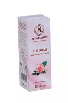 Вода Ароматика Розовая косметическая натуральная, 100 мл