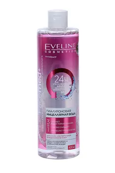 Вода EVELINE Facemed+ 3 в 1 мицеллярная гиалуроновая, 400 мл