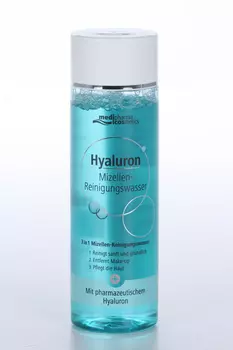 Вода мицеллярная МедиФарма Косметикс Гиалурон, 200 мл