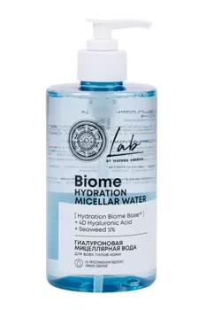 Вода мицеллярная Natura Siberica Lab Biome гиалуроновая д/всех типов кожи, 450 мл