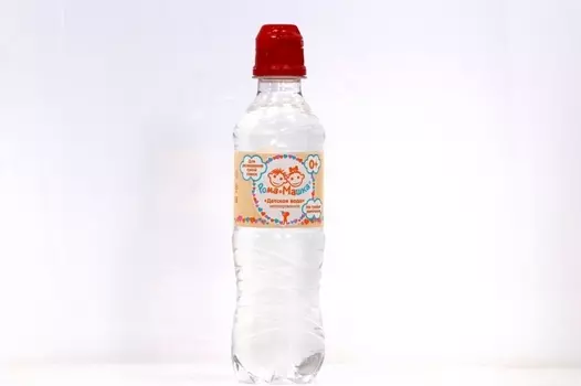 Вода мин Рома+Машка дет б/газа, 0,33 л, Горная вершина пластик