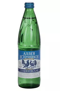 Вода мин Славяновская, 0,5 л, винт элита стекло