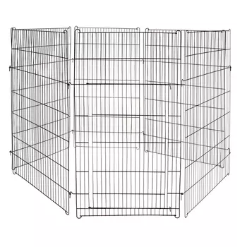 Вольер 6 секций, 60 х 120 см, чёрный