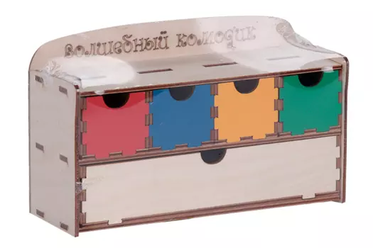 Волшебный комодик «Пуговки», 64 пуговки