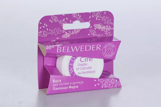 Воск BELWEDER д/ногтей и кутикул пантенол форте, 6 г