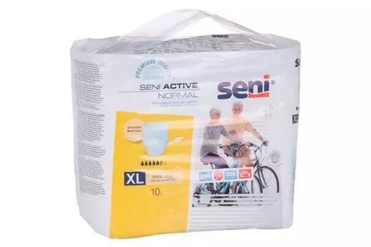 Впитывающие трусы Seni ACTIVE Normal Extra Large, 10 шт