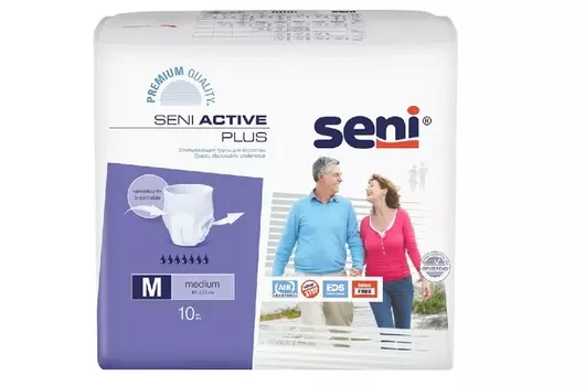 Впитывающие трусы Seni ACTIVE PLUS Medium, 10 шт
