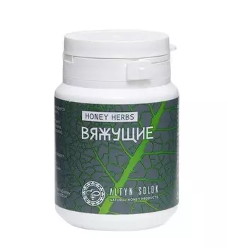 Вяжущие HONEY HERBS, 60 шт, таблетки